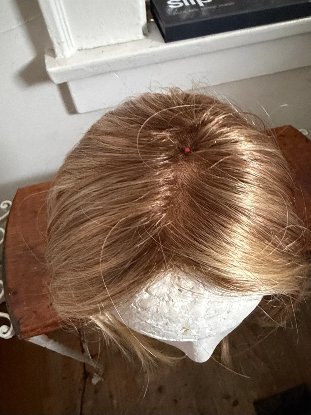 #313 Blonde Short Layered Women's Topper- Light Golden Blonde